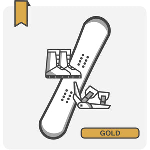 GOLD Snowboard Package
